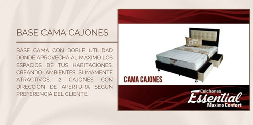 Base Cama Cajones