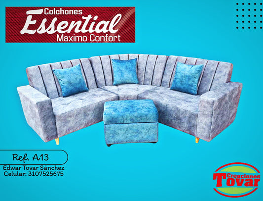 Sala Esquinera Ref. A13 - Creaciones Tovar