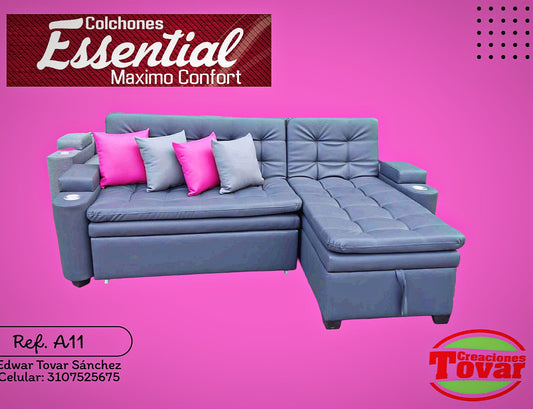 Sala Esquinera Ref. A11 Capri - Creaciones Tovar